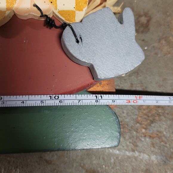 Rustic Wooden Tri-fold Fall Decor Sign "Welcome to Our Patch" Table or Entryway - Picture 3 of 4